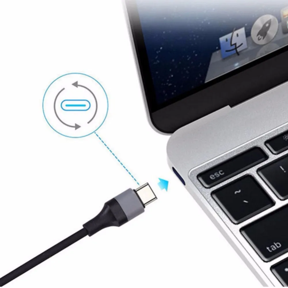  3.1 USB C a HDMI Tipo di Cavo-C al Convertitore di HDMI 4K HD Video Graphics Estendere Cavo Esterno