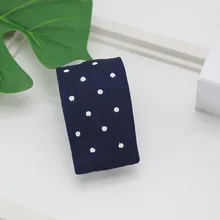 Стиль внешней торговли Вязаный Галстук высшего качества Мужской плоский головной галстук деловой ГАЛСТУК настраиваемый галстук в горошек