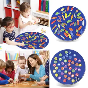 

Interactive Board Games Matching Toys Baby Kids Kindergarten Early Education Cognitive Learning Puzzle Brainpower Development