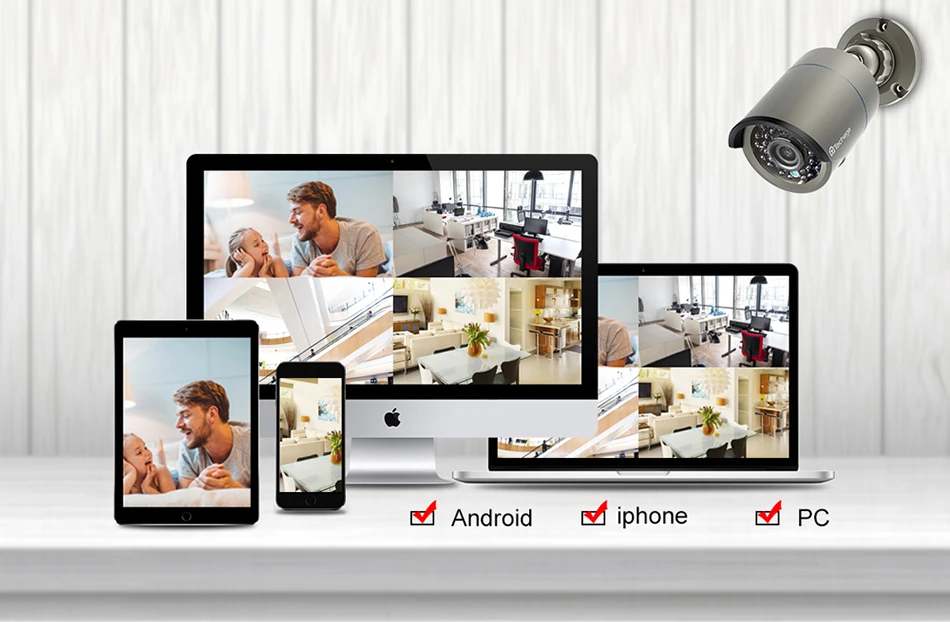 H.265 POE камера безопасности Система 4CH 1080P NVR комплект 2.0MP Аудио Микрофон CCTV серая IP камера ИК Открытый комплект видеонаблюдения