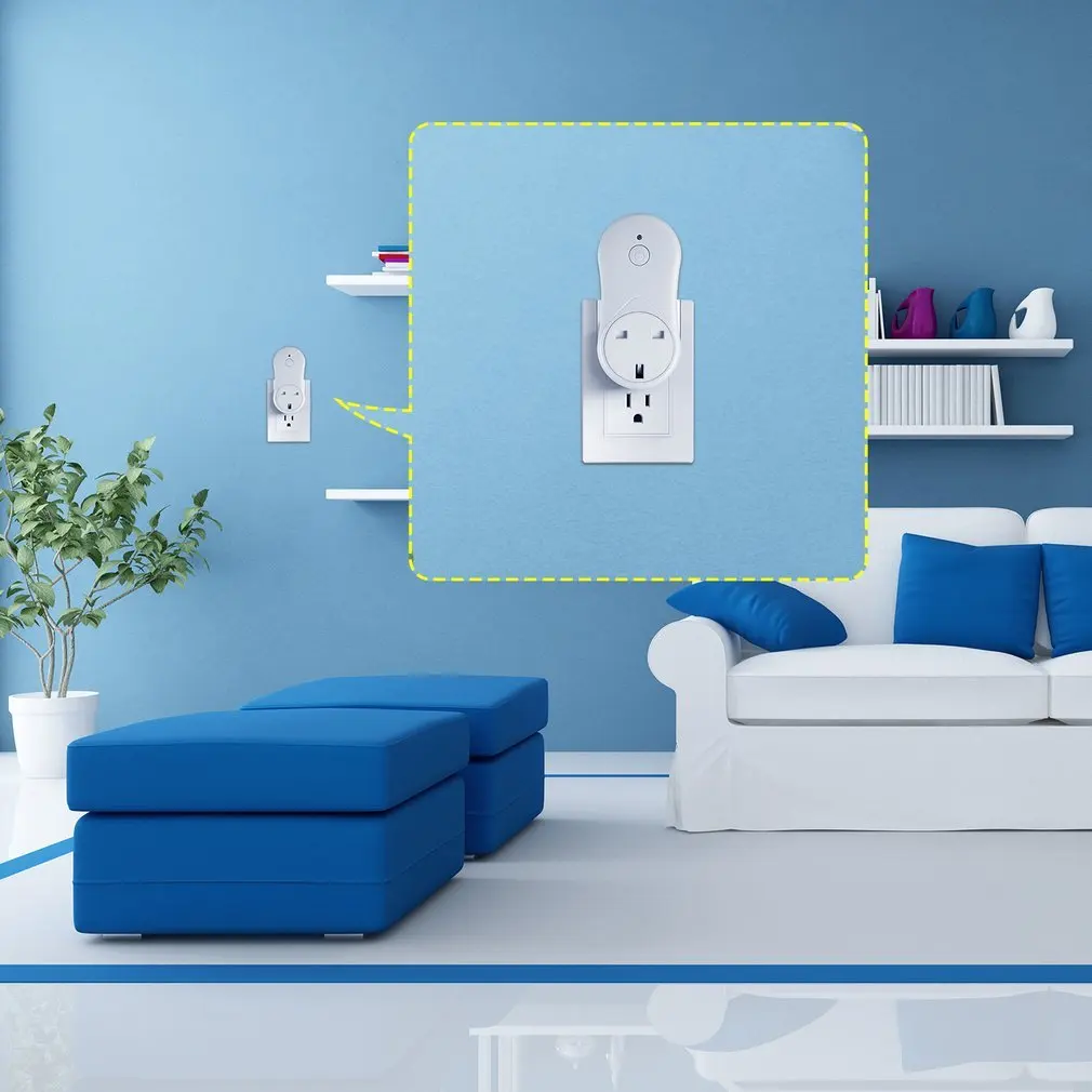 Великобритания Wifi смарт-разъем с usb-портом домашний аудио беспроводной контроль умная розетка с Android ios Телефон дропшиппинг