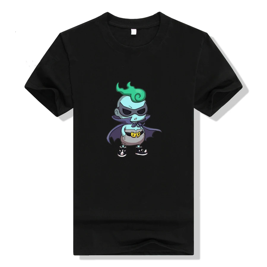 Yokai часы футболка Косплей женщин печатных хлопок Футболка короткий рукав летний обычный Тройник топы мужские футболки