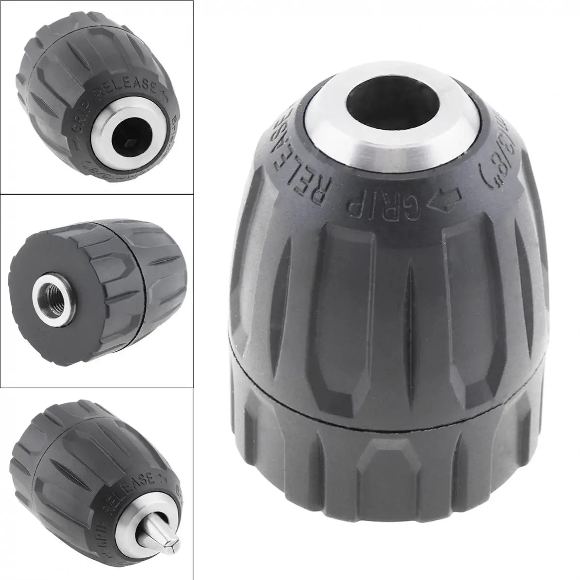 

Keyless Metal Drill Chucks Air / Electric / Cordless 1/32 - 3/8in 24 UNF 0.8 - 10mm Quick