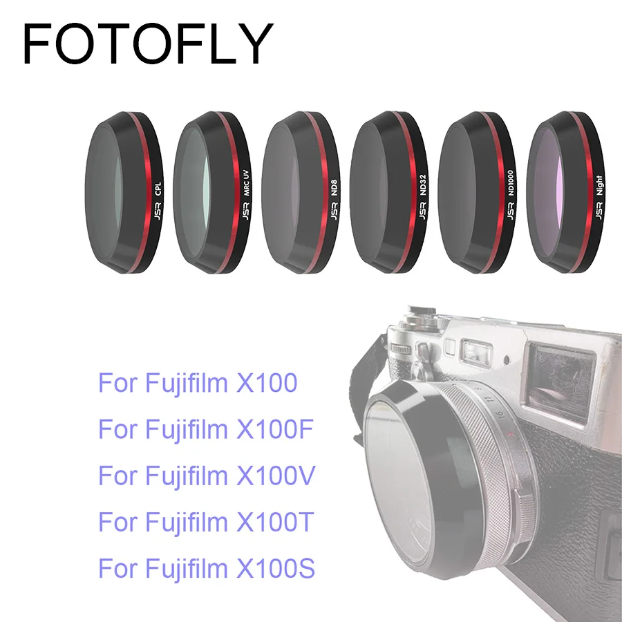 Camera Filters For Fujifilm X100f/s/t/v CPL UV ND 4 8 16 32 1000 STAR Night Lens Filter Fuji Finepix X100 Accessories | Электроника