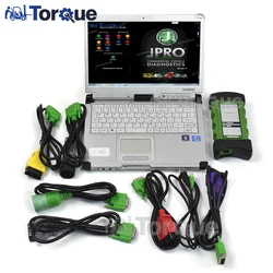 Outil de diagnostic pour JPRO DLA, Scanner pour camion Diesel robuste, Noregon JPRO, avec ordinateur portable CF C2 