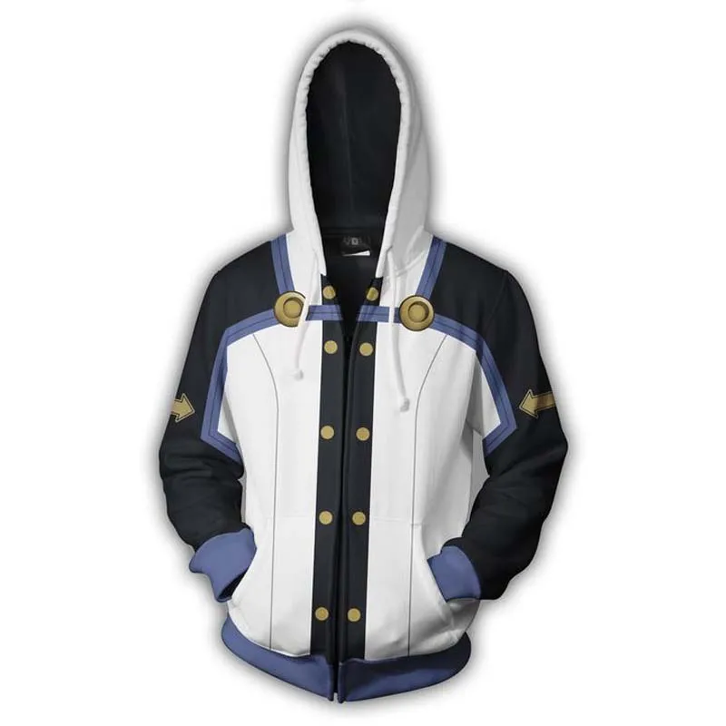 Zipper Coat 5 Аниме Sword Art Online SAO Толстовка Кирито киригая Kazuto Yuuki Asuna принт Повседневная Толстовка тонкие толстовки пальто на молнии - Цвет: Zipper Coat 5