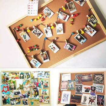 

Behogar Cork Board Bulletin Memo Pin Board Photos Message Boards Wall for Home Office School Shop Wall Home Decoration