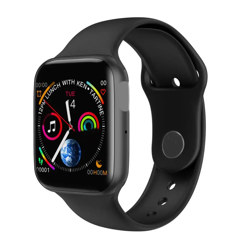 Смарт-часы серии 4 для мужчин и женщин iwo 8 lite iwo 10 монитор сердечного ритма напоминание о звонке для Android, Apple PK P68 a1 Smartwatch - Цвет: Черный