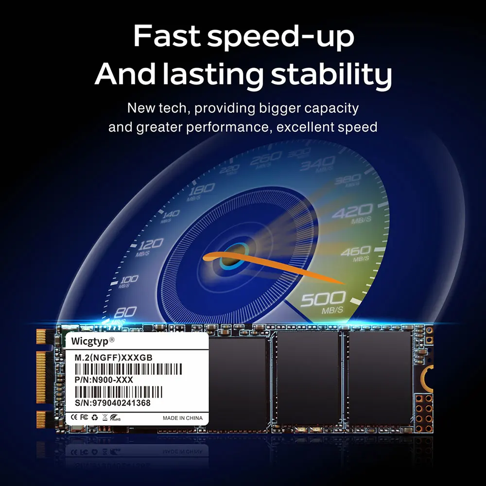 Wicgtyyp M.2 SATA SSD 64GB HDD M2 NGFF SSD M.2 2280 mm HDD disco duro для компьютера ноутбука Xiaomi