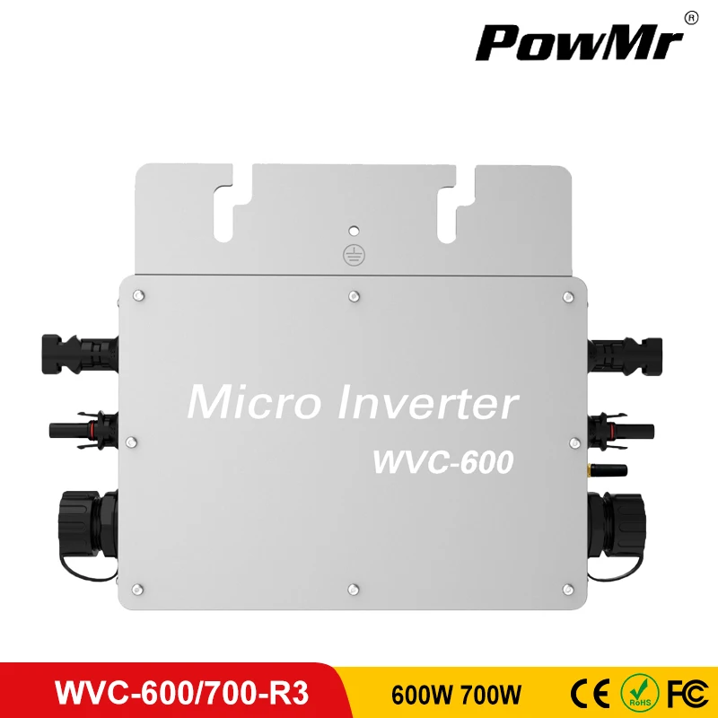 600 Вт/700 Вт сетевой Беспроводной Микро солнечный MPPT инвертор WVC чистая