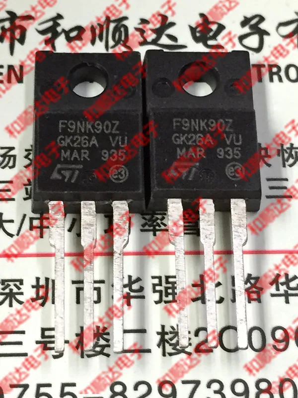 /5 предметов в лоте, STF9NK90Z TO-220F 900V 9A