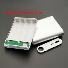 5V 2.1A USB внешний аккумулятор чехол Комплект 4X18650 зарядное устройство DIY коробка для MP3/4 телефона