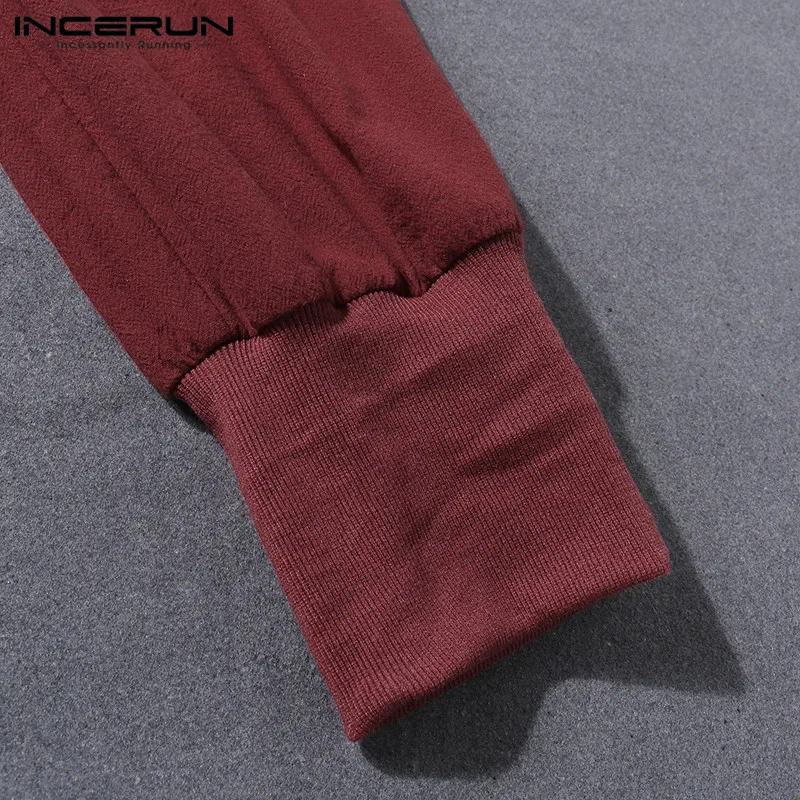 INCERUN, осенние мужские однотонные повседневные шаровары, модные, Harajuku, хлопковые мужские спортивные штаны, джоггеры, эластичные брюки, уличная одежда