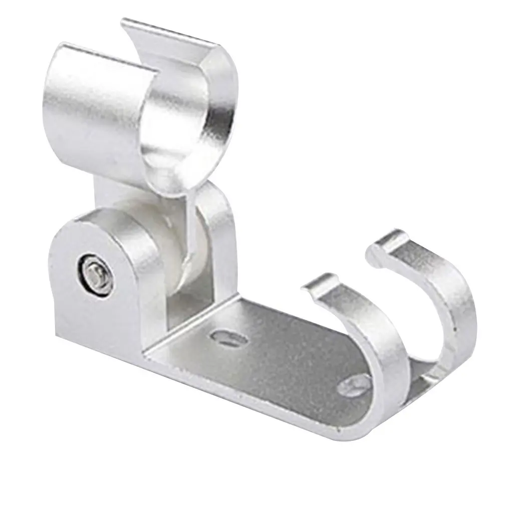 Space Aluminum Shower Base Shower Shower Bracket Hook Aluminum Seat Aluminum Bottom Shower Base Strong Adhesive