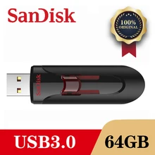 SanDisk CZ600 флеш-накопитель USB 3,0 диск 128 Гб 64 ГБ 32 ГБ 16 ГБ флеш-накопитель крошечная Флешка карта памяти устройство для хранения флэш-накопитель