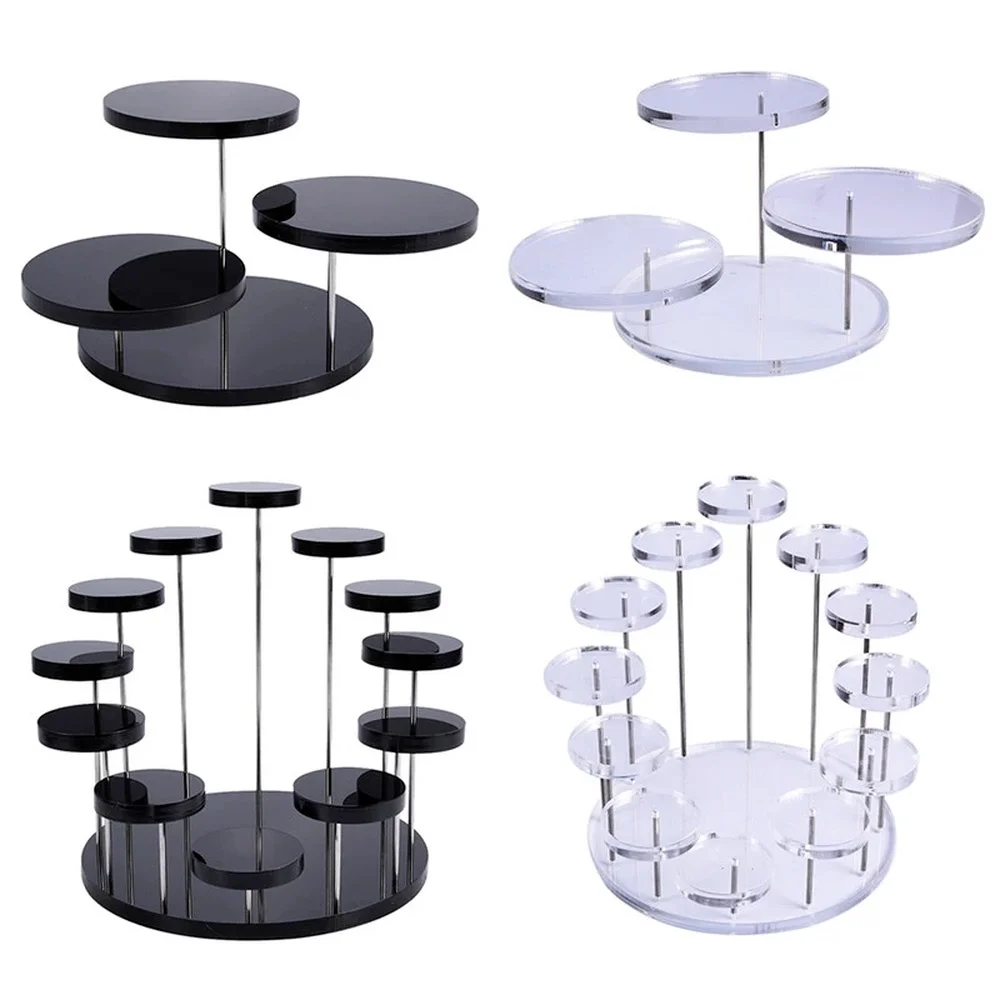 Acrylic Cupcake Display Stand for Jewelry Cake Dessert Rack Party Wedding Cake Stand Baby Shower Decoration Holder Transhome