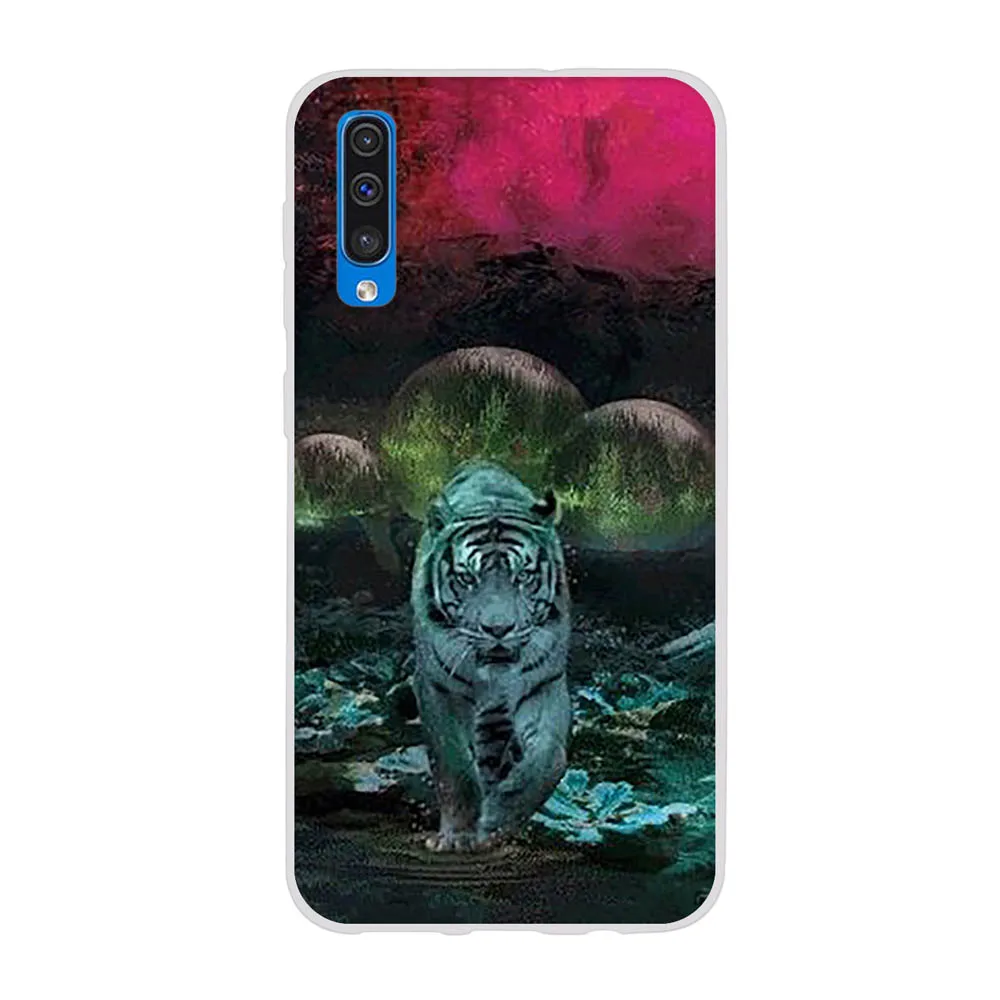 Мягкий силиконовый чехол из ТПУ для samsung Galaxy A50, A30, A20, A40, A70, A10, A40, чехол с рисунком, задняя крышка, чехол, защитный бампер - Цвет: 44