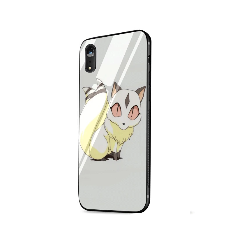 Стеклянный чехол для телефона из ТПУ стекла для Apple iPhone 5 5S SE 6 6S 7 8 Plus XR X XS Max Kirara Inuyasha
