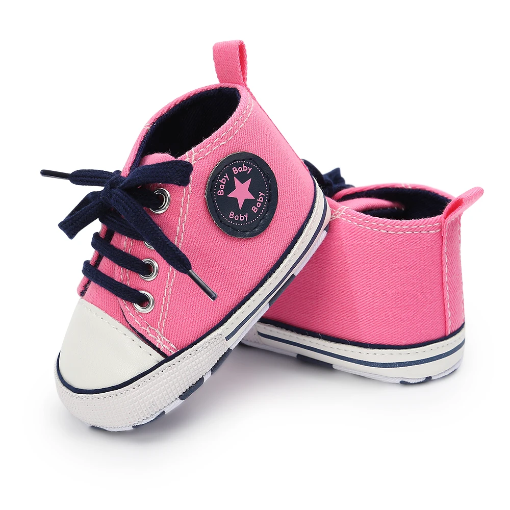 Горячая Стиль одежда для малышей; детская обувь для мальчиков, на мягкой подошве обувь тканевая Нескользящие кроссовки ходунков