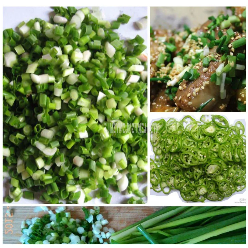 Электрическая еда овощи режущий нож для еды слайсер для капусты Chilli Scallion Celery Scallion режущий станок QS-23