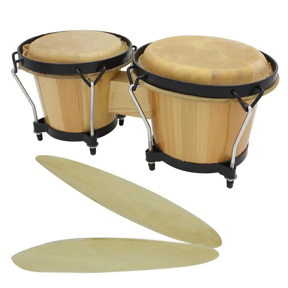 2Pcs 29/31cm Round Buffalo Leather African Bongo Drum Surface Skin Accessories for 8.5/9 inches Tambourine Drums | Спорт и