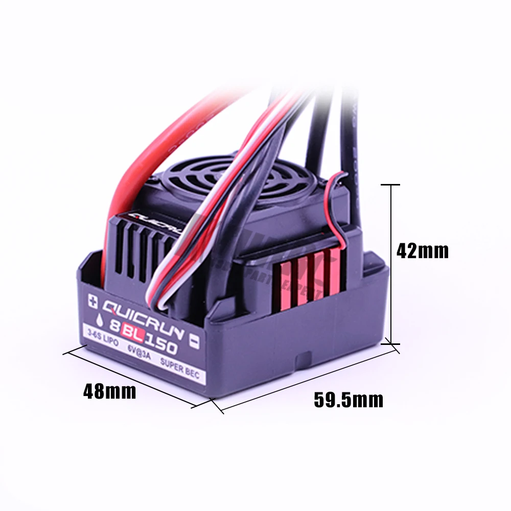 Замок 1515 42 мм бесщеточный 2200kV мотор монстра+ HOBBYWING WP-8BL 150 RTR водонепроницаемый бесщеточный 150A ESC+ программа для 1/8 автомобиля