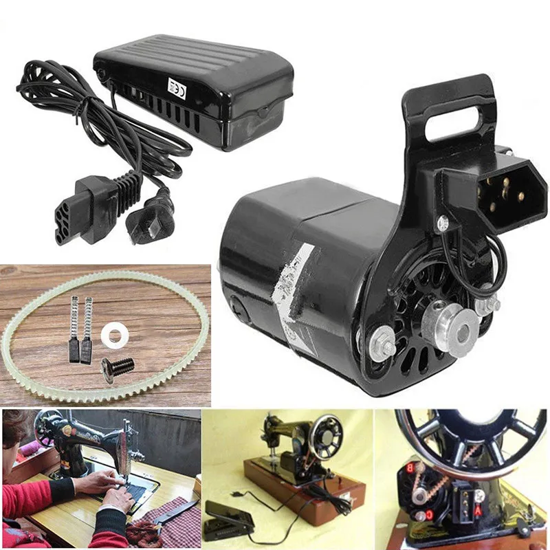 

220V AC 180W Motor & Variable Speed Control Foot Pedal Kit 10000RPM for Home Sewing Machine Replacement Accessories