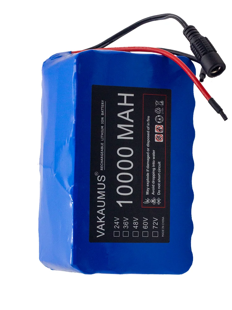 6S3P 24V 10AH Battery Pack 25.2V 10000MAH BMS Electric Bicycle Toy Car 18650 Lithium Ion Battery Pack + Charger Strong Power