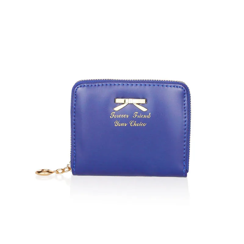 Женский модный милый кошелек, клатч, высокое качество, брендовый кошелек, короткая маленькая сумка, держатель для карт, мужской кожаный женский кошелек на молнии для монет# ZA