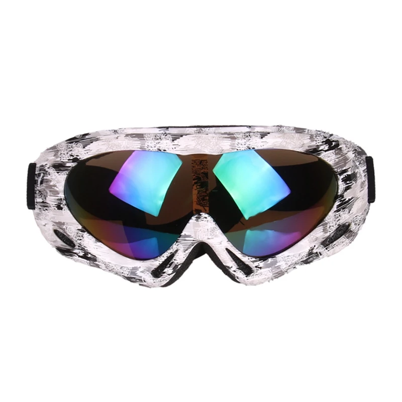 BW High Quality Windproof Dust-proof Adjustable Anti-UV Ski Goggles Practical Outdoor Climbing Sports Protective Snow Glasses - Цвет: BW