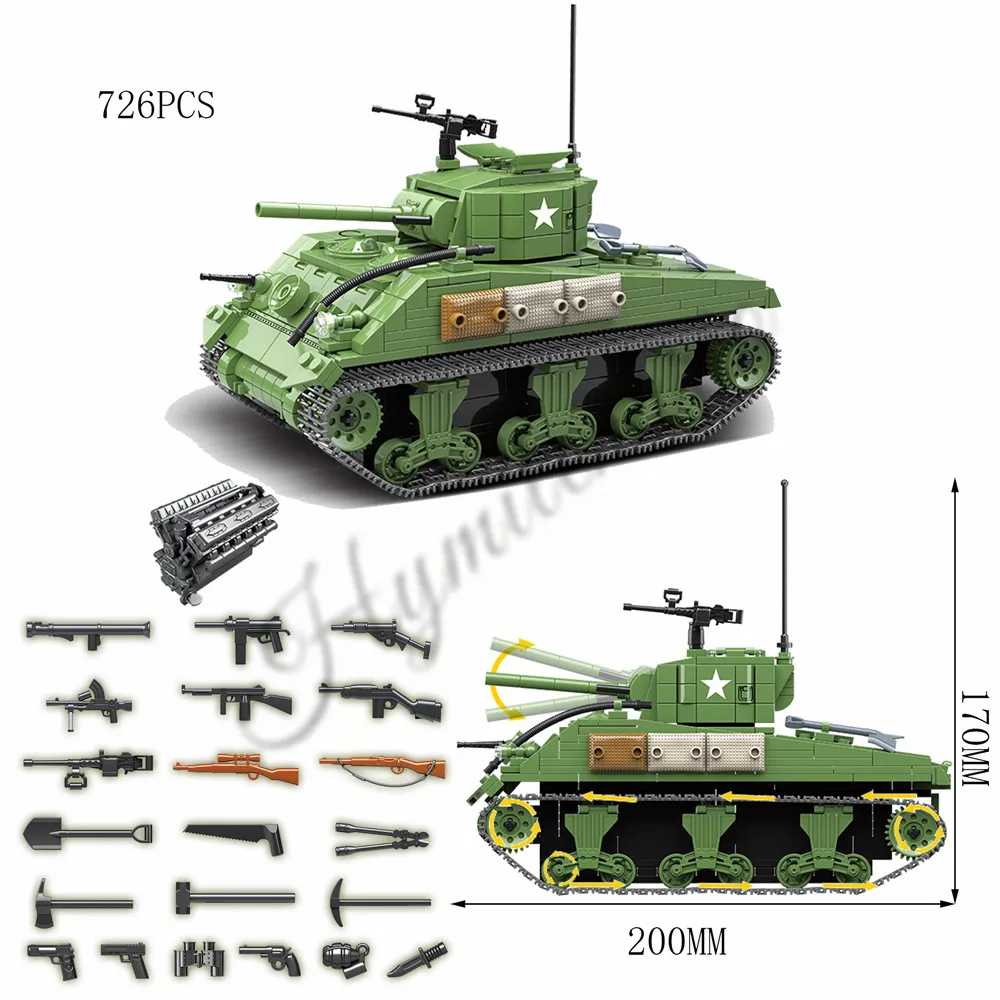 Мировая война 2 WW2 солдат бронированный автомобиль KV-1 rc Танк военный спецназ армии строительные блоки кирпичи собрать детей рождественские игрушки