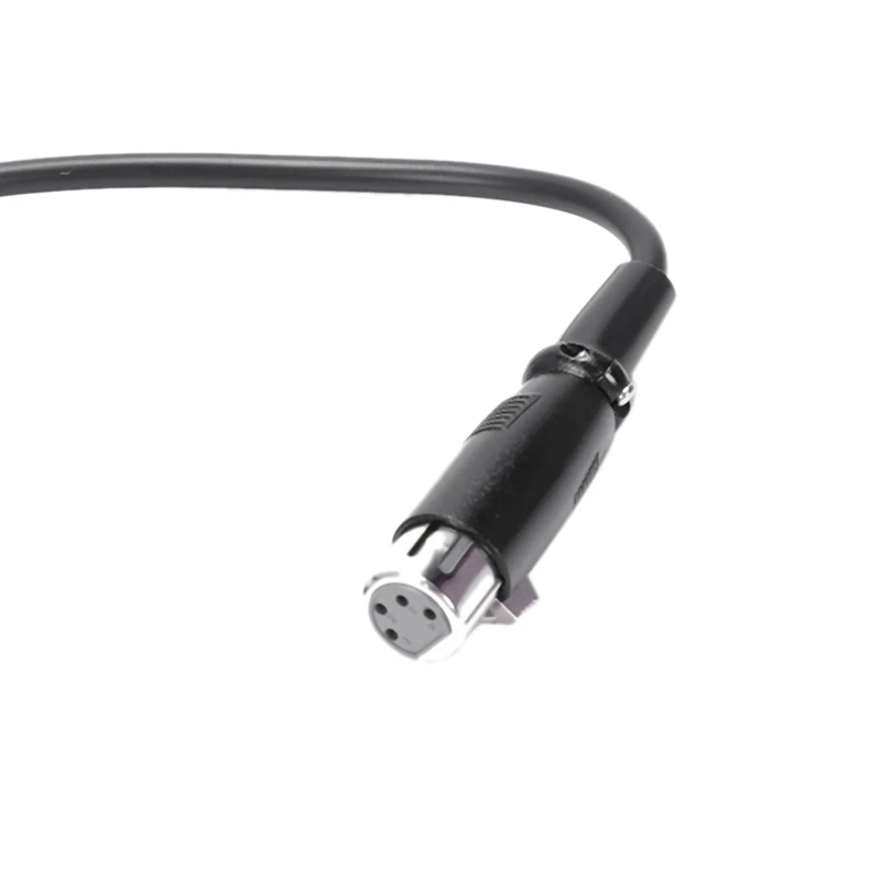 Горячая XD-4 pin XLR штекер XLR Женский Кабель питания Шнур 1 м для DSLR камеры фотографии