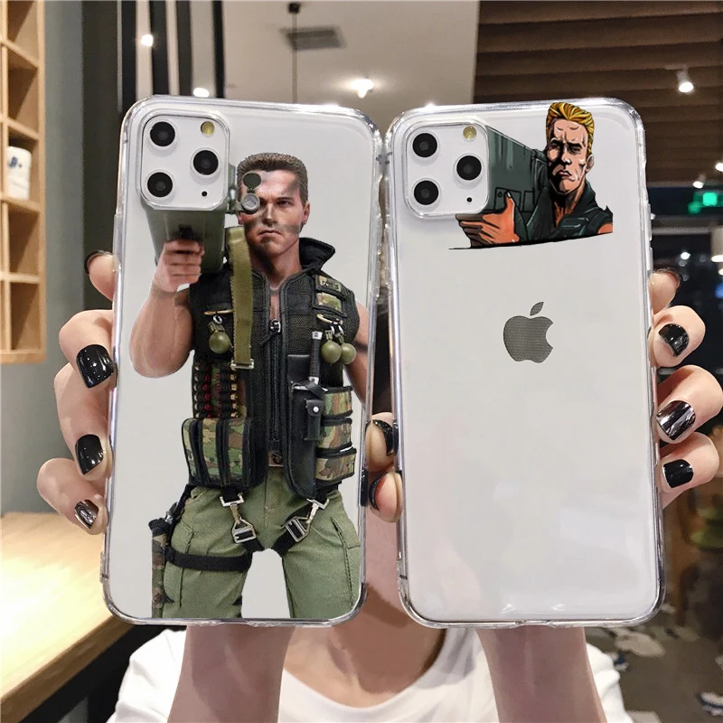 Арнольд Шварценеггер из ТПУ мягкий чехол для iPhone 11 Pro Max X XR XS Max8 7 Plus 6s 5 SE | Мобильные