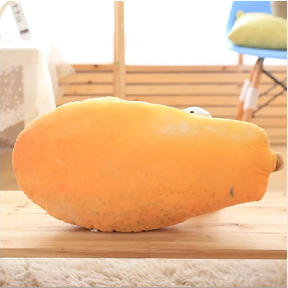 papaya Хлопковая Подушка для стула татами, подушка для сиденья, мягкая подушка для офисного стула, автомобильный коврик для сидения, зимняя подушка, подушка с забавными фруктами - Цвет: papaya