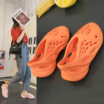 

Plus size 27-40 childrens trainers hole shoes toddler summer sandals beach slides baby casual shoes