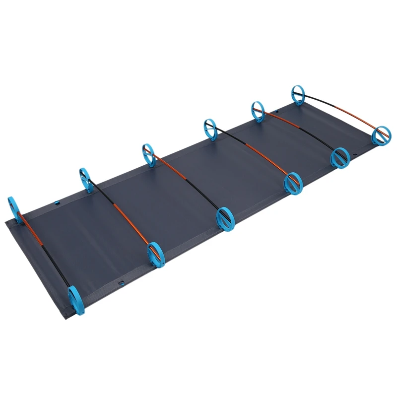  Outdoor Folding Bed Portable Single Bed Ultralight Reinforcement Camping Camping Camp Bed Simple Of