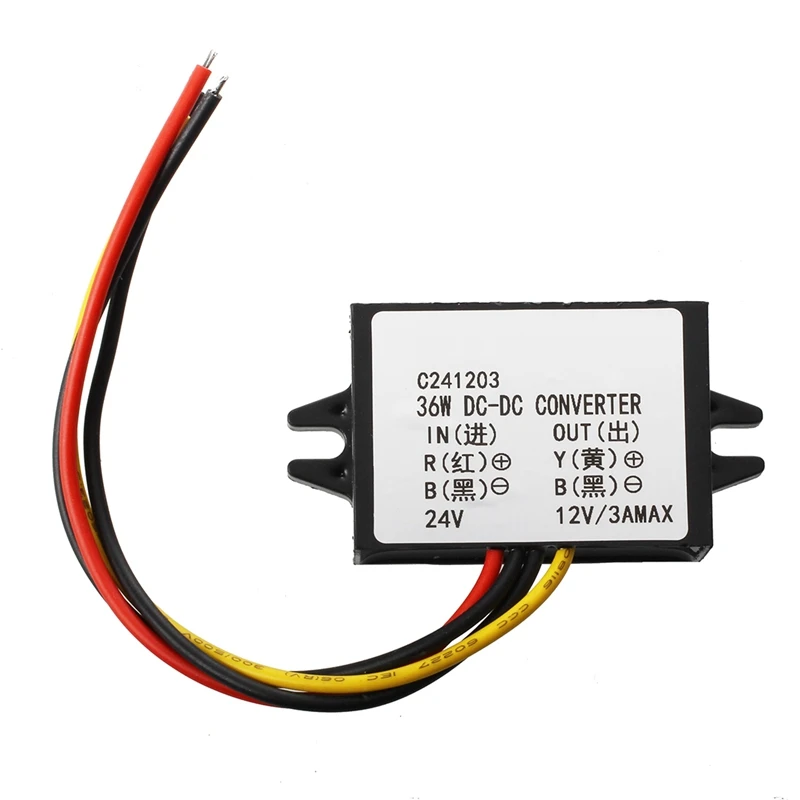 

Transformer 36W LED Display Driver Power Supply Transformer DC 24V to DC 12V Mode