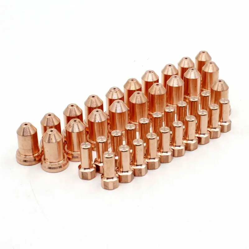

40* 52558 Electrode 51311 Tips 1.0mm 1.2mm For Plasma Torch IPT-80 PT-80 Parts
