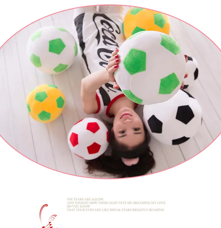Football Plush Toys Children Gift Creative Cartoon Football CHILDREN'S DAY Toy