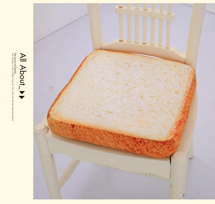 Cat Pet Mat Toast Plush Pillow Toy Weibo Celebrity Style Toast Bread Slice Seat Cushion