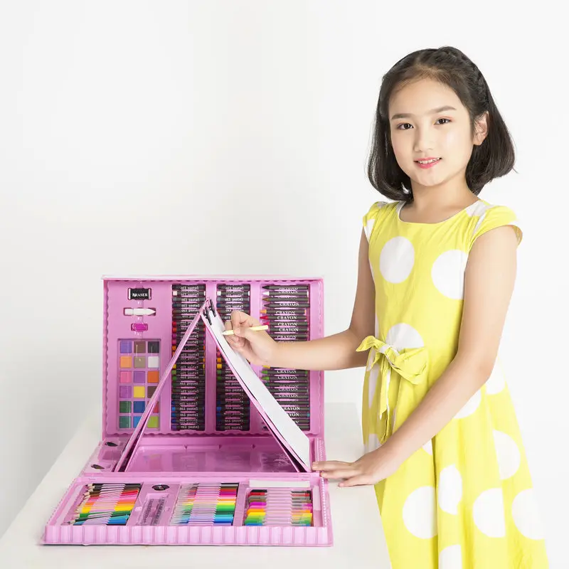 Watercolor Pens Set Brush Set Kindergarten Young STUDENT'S Beginners Color Pen 72-Color Drawing Pen Crayon Wholesale