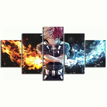 

My Hero Academia 5D DIY Embroidery Diamond Anime Role Picture Home Decoration Painting Full Round Drill Cross Stitch Wall Gift