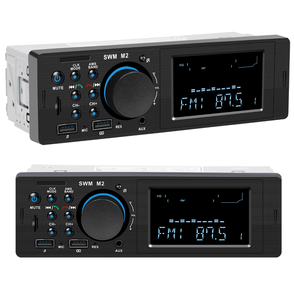1 шт. fm-радио автомобильный стерео радио автомобильный двойной USB Bluetooth TDA7388 MP3 плеер с пультом дистанционного управления Hands-free Звонки 4 режима воспроизведения
