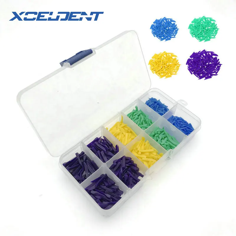 800pcs Full Sizes Disposable Dental Plastic Wedges Dentistry Lab Instrument Dentist Tools Tooth Gap Wedge Material |