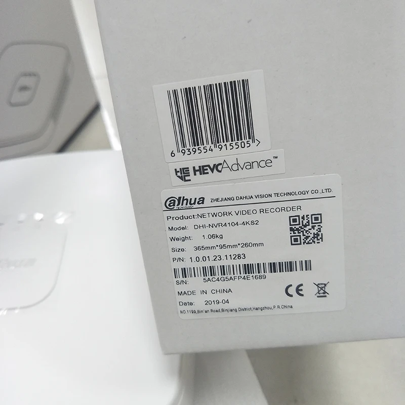 NVR4104-4KS2/NVR4108-4KS2/NVR4116-4KS2 без POE 4/8/16 системы безопасности-канальный Смарт 1U 4K и H.265 Lite Сетевой Видео Регистраторы