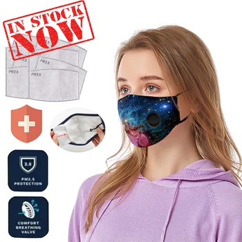 

Cotton PM2.5 Filter Reusable Mouth Mask Anti Dust Mask Activated Carbon Filter Pad Windproof Mouth-muffle Washable Face Masks