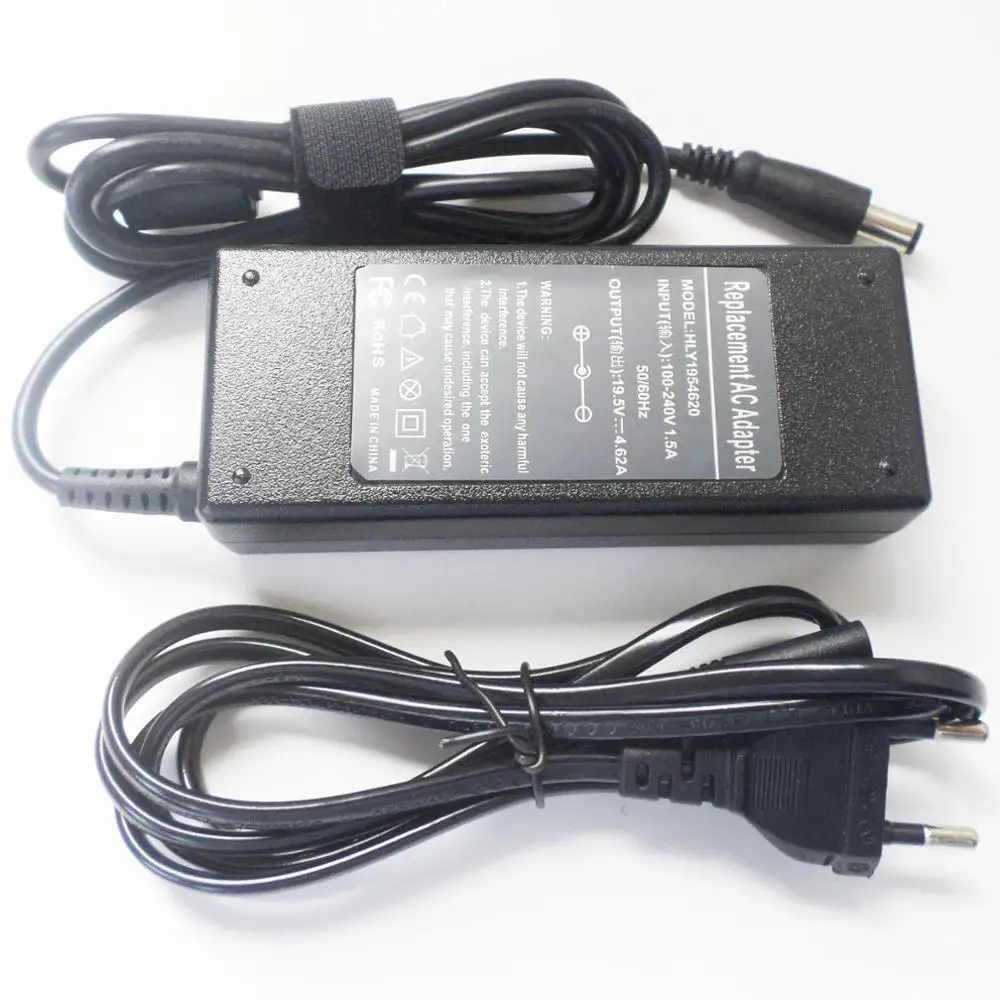 

New Laptop AC Adapter Battery Charger Power Supply Cord For DELL Inspiron M101z M102z M301z M411R M501R M511R 19.5V 90W Notebook