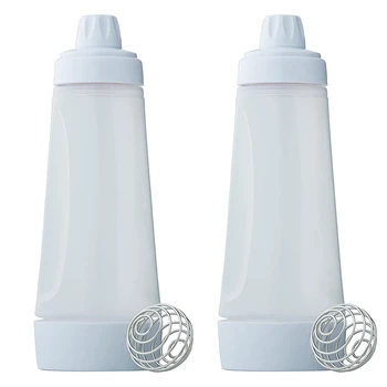 

2 Piece Pancake Batter Mixer with Blenderball Wire Whisk for Muffin,Cream,Batter,Purple