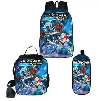 

Children Anime Seven Deadly Sins School Bag Set for Boys Girls Cool Cartoon Nanatsu No Taizai Meliodas Elizabeth Kids Schoolbag