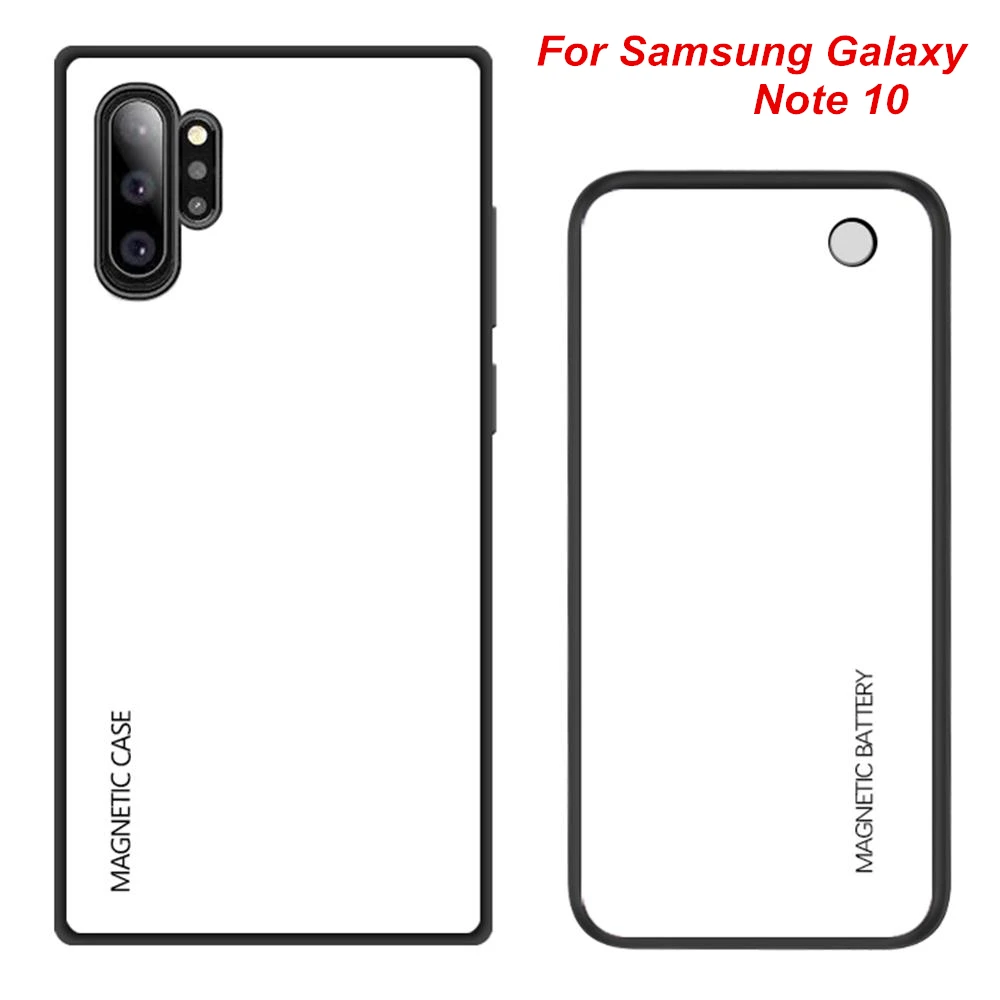 Армейский зеленый 5000 мАч для samsung Galaxy Note 10 10 Pro Чехол для зарядного устройства Внешний отдельный Задний зажим крышка зарядного устройства - Цвет: Армейский зеленый